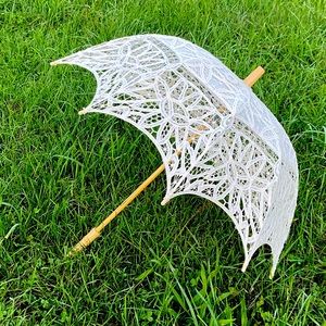 Handmade Woven Cotton Lace Parasol